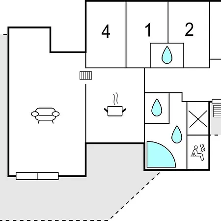 Holiday home Cozy In Nexo With Sauna *